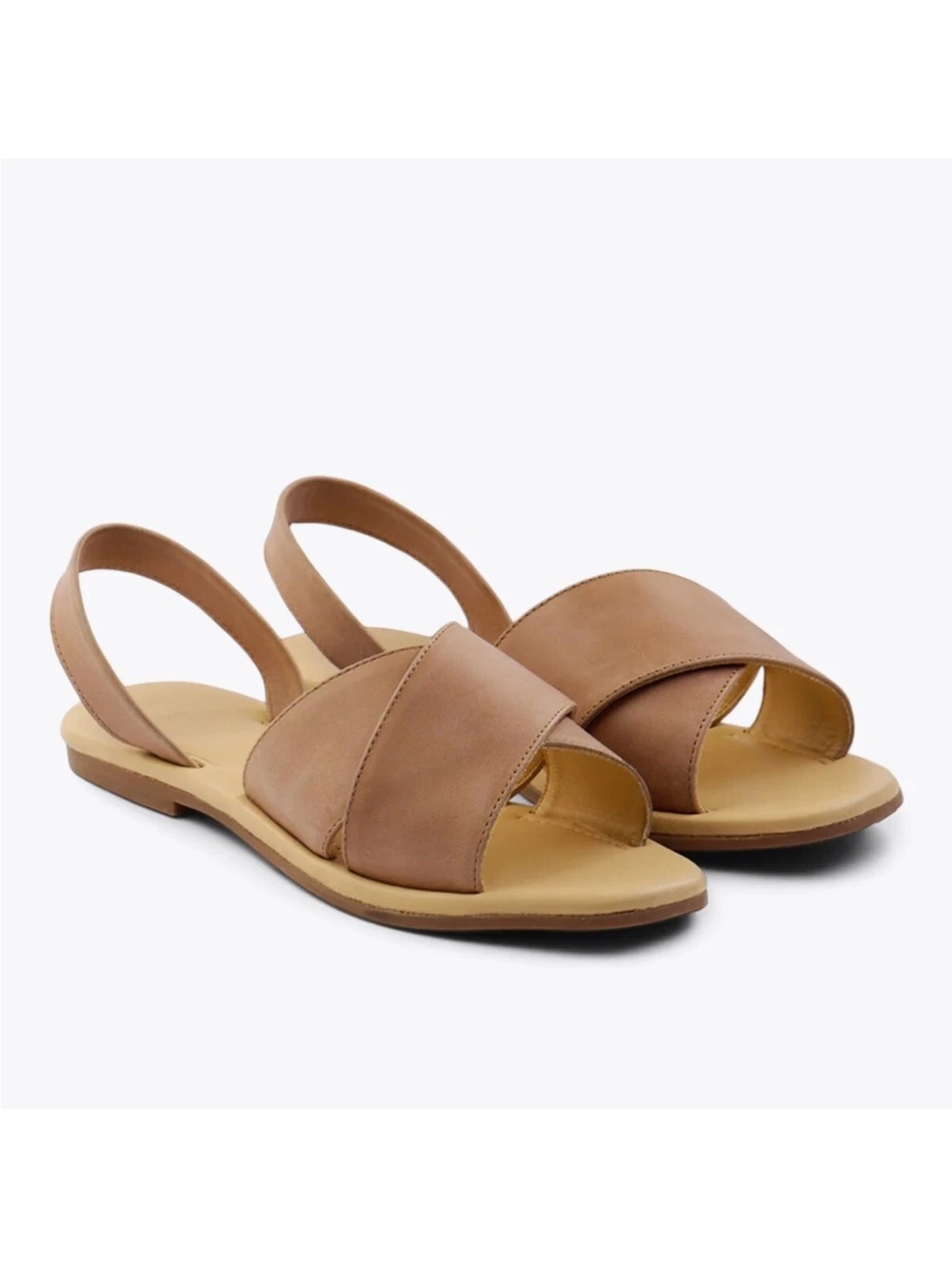Nisolo | All Day Cross Sandal in Almond 9
